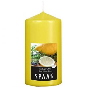 Scented Pillar Candle 80/150 mm 65 Hours (Box of 6) Southern Citrus