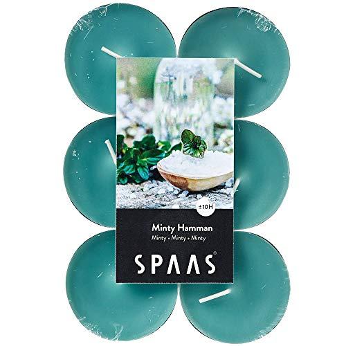 72 Maxi Scented Tealights 10 Hours, Minty Hamman