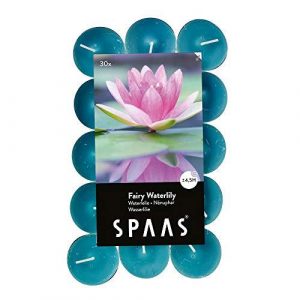 300 Scented Tealights 4.5 Hours, Fairy Waterlily