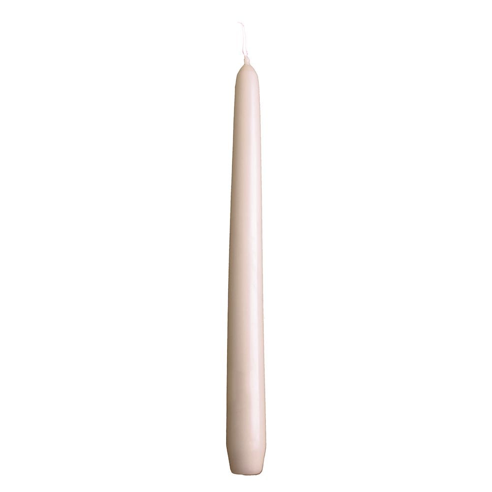 10 inch Tapered Dinner Candles, Beige (100 Candles)